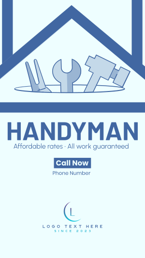 Handyman Repairs Facebook story Image Preview