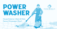 Power Washer for Rent Facebook Ad Design