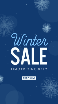 Winter Wonderland Sale Facebook Story Design