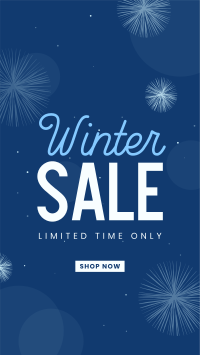 Winter Wonderland Sale Facebook story Image Preview