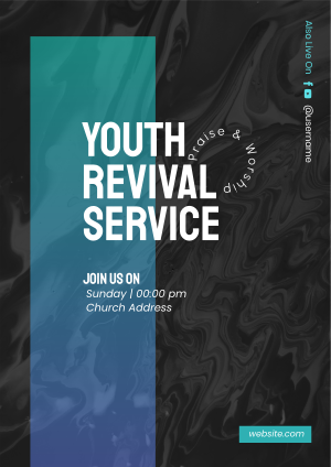Youth Revival Service Flyer Image Preview