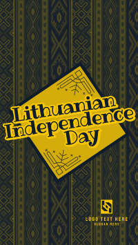 Folk Lithuanian Independence Day Video Image Preview