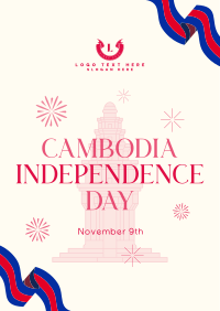 Cambodia Independence Festival Flyer Image Preview