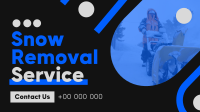 Minimal Snow Removal Animation Design