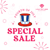Quirky 4th of July Special Sale Instagram post Image Preview