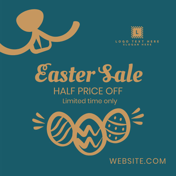 Easter Eggs Sale Instagram Post Design Image Preview