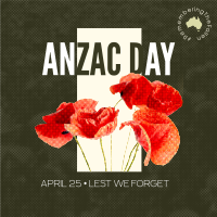 Anzac Halftone Linkedin Post Image Preview