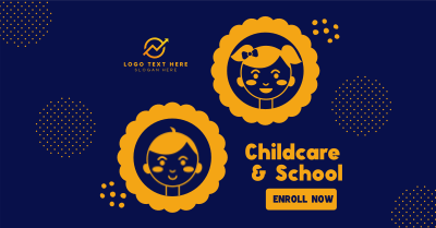 Childcare and School Enrollment Facebook ad Image Preview