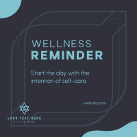 Wellness Self Reminder Linkedin Post Image Preview