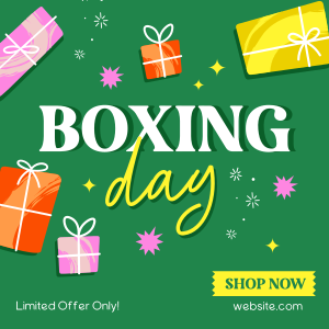 Playful Boxing Day Instagram post Image Preview