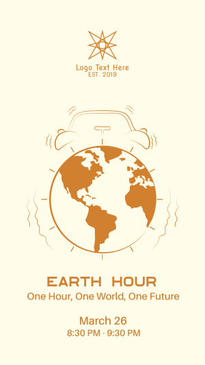Alarm Clock Earth Instagram story