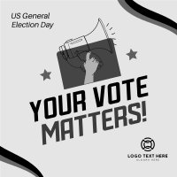 Your Vote Matters Instagram post Image Preview