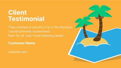 Travel Testimonial Facebook event cover Image Preview