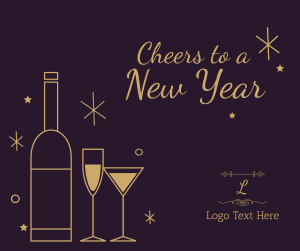 New Year Cheers Facebook post