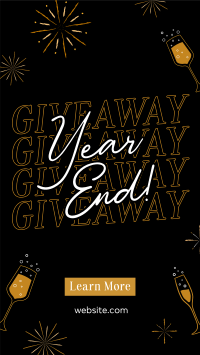 Year End Giveaway Instagram Reel Image Preview