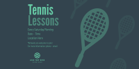 Tennis Lesson Twitter post Image Preview