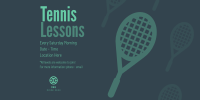 Tennis Lesson Twitter Post Image Preview