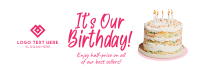 Business Birthday Greeting Facebook Cover Image Preview