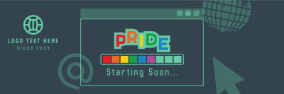 Pride Party Loading Twitter header (cover) Image Preview