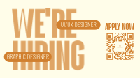Simple We're Hiring Animation Preview