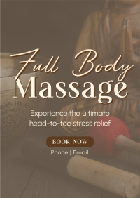 Full Body Massage Flyer Image Preview