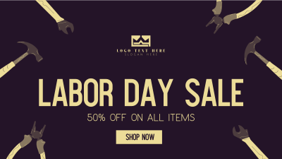 Labor Day Sale Facebook event cover Image Preview