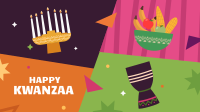 Multicolor Kwanzaa Zoom Background Image Preview