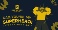 Father's Day Scribble Facebook Ad Design