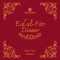 Fancy Eid Dinner Instagram post Image Preview