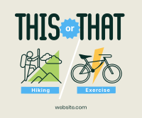 This or That Exercise Facebook post Image Preview