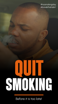 Quit Smoking Today TikTok video Image Preview