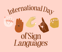 International Sign Day Facebook post Image Preview