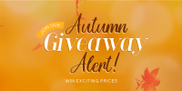 Autumn Giveaway Alert Twitter post Image Preview