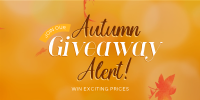 Autumn Giveaway Alert Twitter Post Image Preview