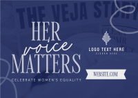 Women Equality Day Postcard Preview