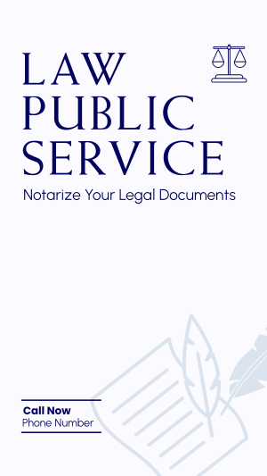 Firm Notary Service Facebook story Image Preview