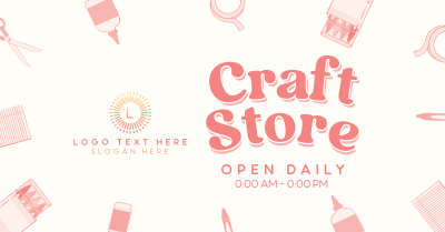 Kawaii Craft Shop Facebook Ad Image Preview