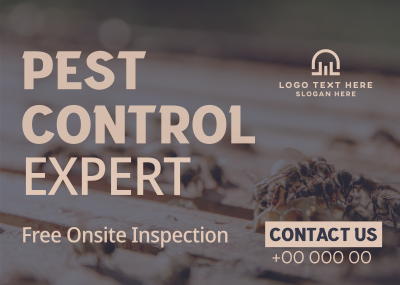 Pest Control Specialist Postcard Image Preview