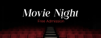 Movie Night Cinema Facebook Cover Design