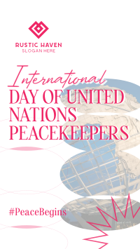 UN Peacekeepers Day Facebook Story Image Preview