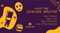 Nighttime Skincare Routine Facebook event cover Image Preview