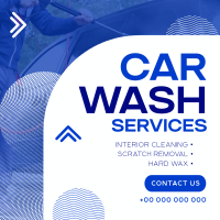 Minimal Car Wash Service Instagram Post Design