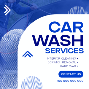 Minimal Car Wash Service Instagram post Image Preview