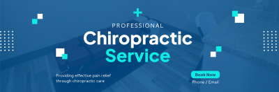 Professional Chiropractor Twitter header (cover) Image Preview