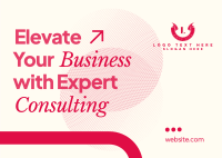 Expert Consulting Postcard Image Preview