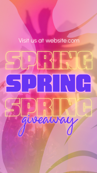 Exclusive Spring Giveaway Instagram reel Image Preview