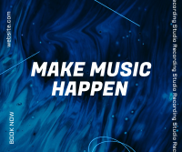 Music Studio Facebook Post Design
