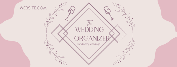 Dreamy Wedding Organizer Facebook Cover Design Image Preview