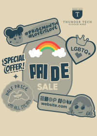 Proud Rainbow Sale Poster Image Preview