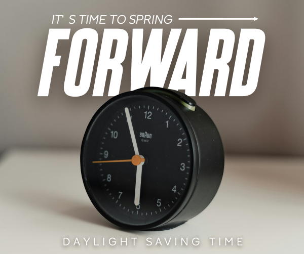 Spring Forward Facebook Post Design